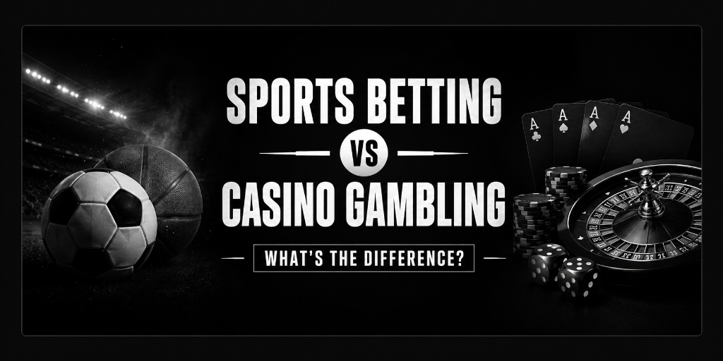 SPORTS BETTING VS CASINO GAMBLING