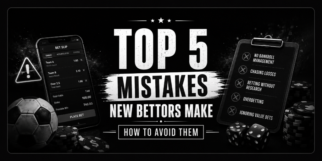 TOP 5 MISTAKES NEW BETTORS MAKE