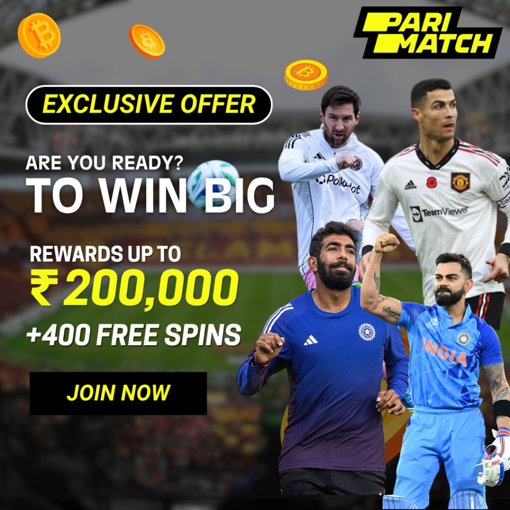 Parimatch Exclusive Offer - Rewards Up To ₹200,000 + 400 Free Spins